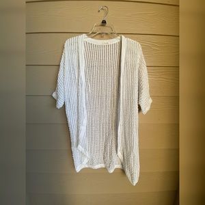White Summer Sweater / Swimsuit Cover